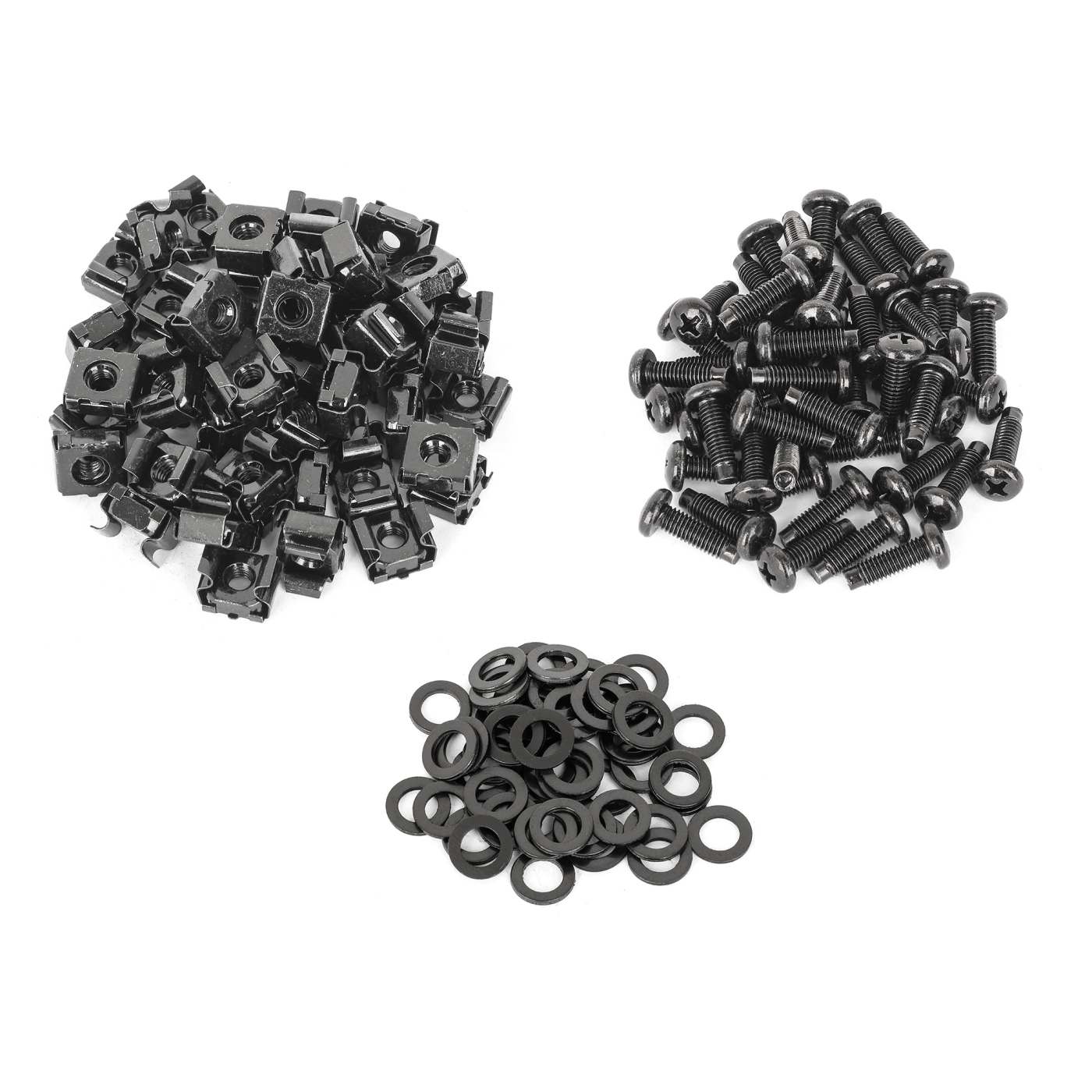 Bote con 50 juegos de tornillería enjaulada 10-32 Image 7