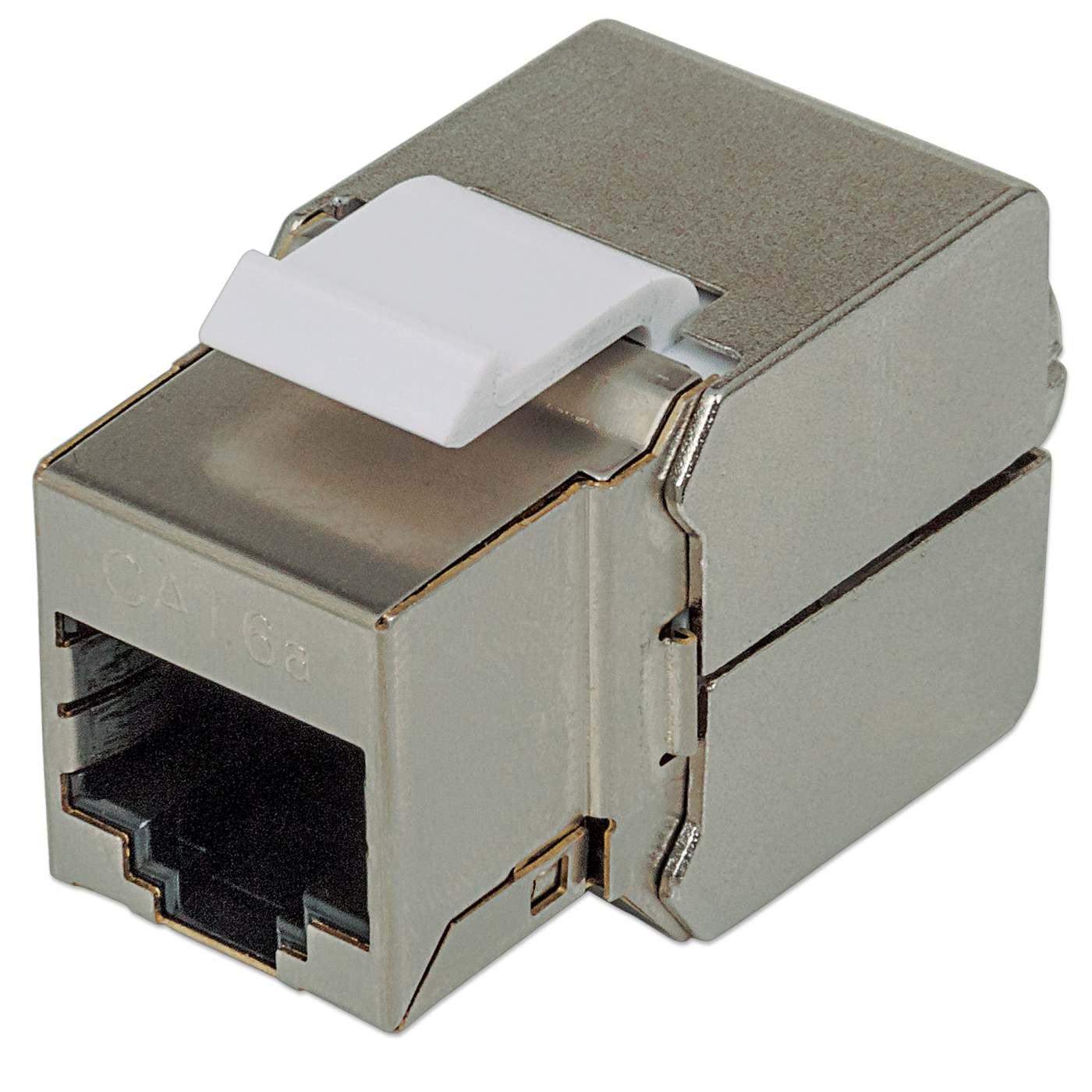 Jack Keystone Cat6a, 10 Gigabit SSTP a 90° Image 1
