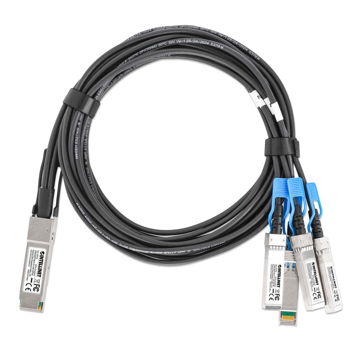 100G QSFP28 a 4 cables pasivos de salida de DAC 25G SFP28, 3 pies. Image 5