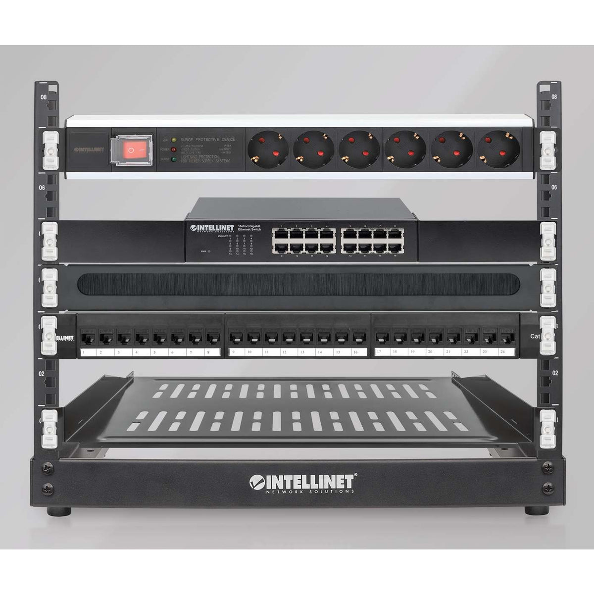 Barra multicontactos de 6 salidas para montaje en 1.5 U de rack de 19" - Enchufes Tipo Alemán Image 8