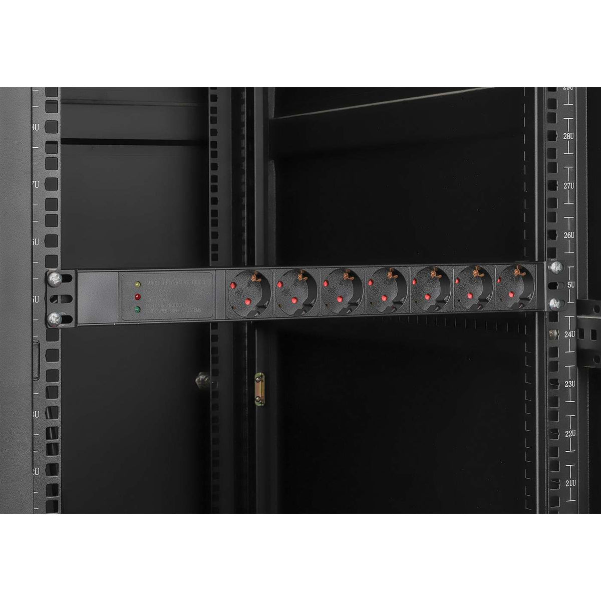 Unidad de distribución de energía (PDU) de 7 salidas para montaje en rack de 19" 1U / Protector de sobretensiones Image 8
