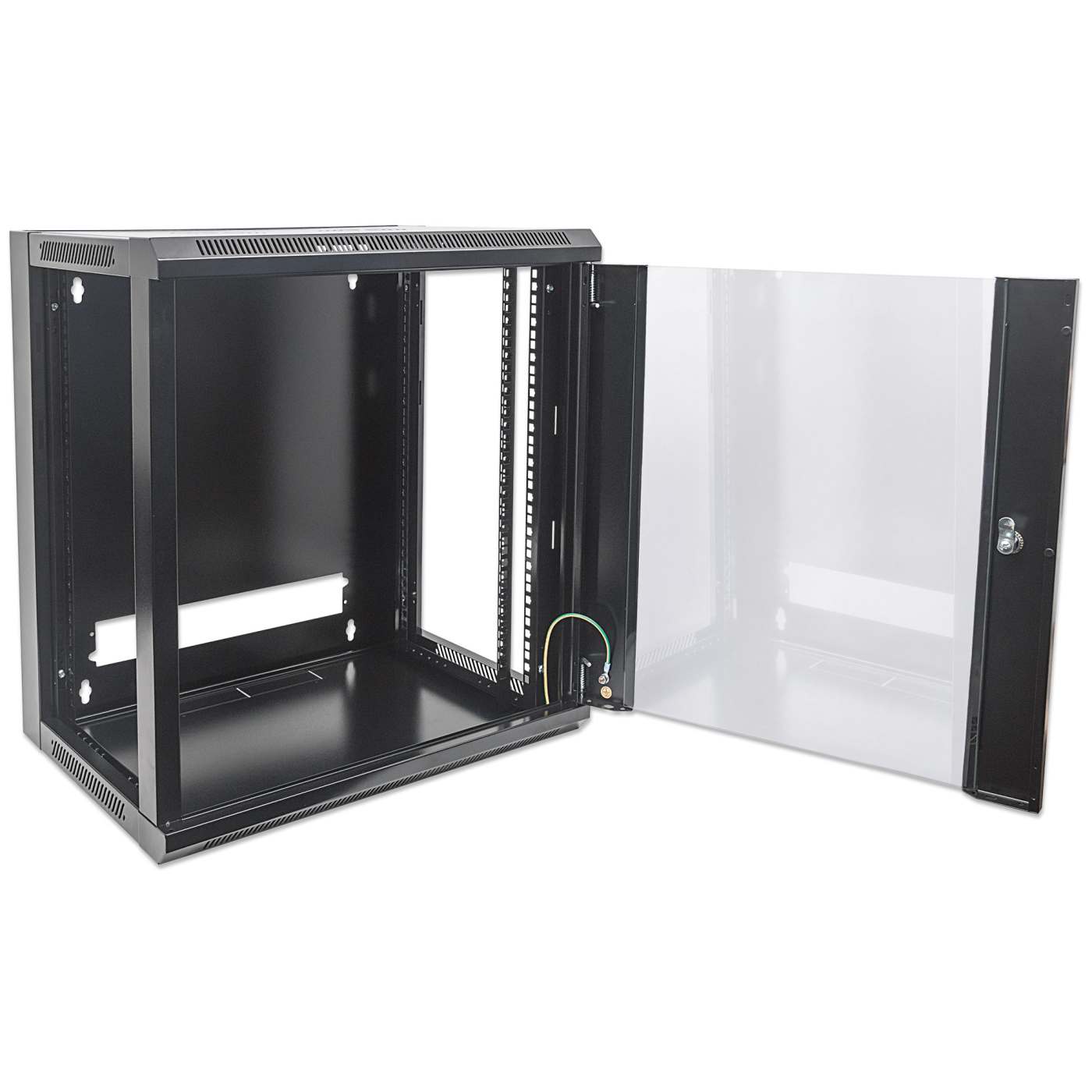 Gabinete de montaje en pared de 19", 12U, 450 mm (17.7 pulg.) Profundidad, Negro Image 7