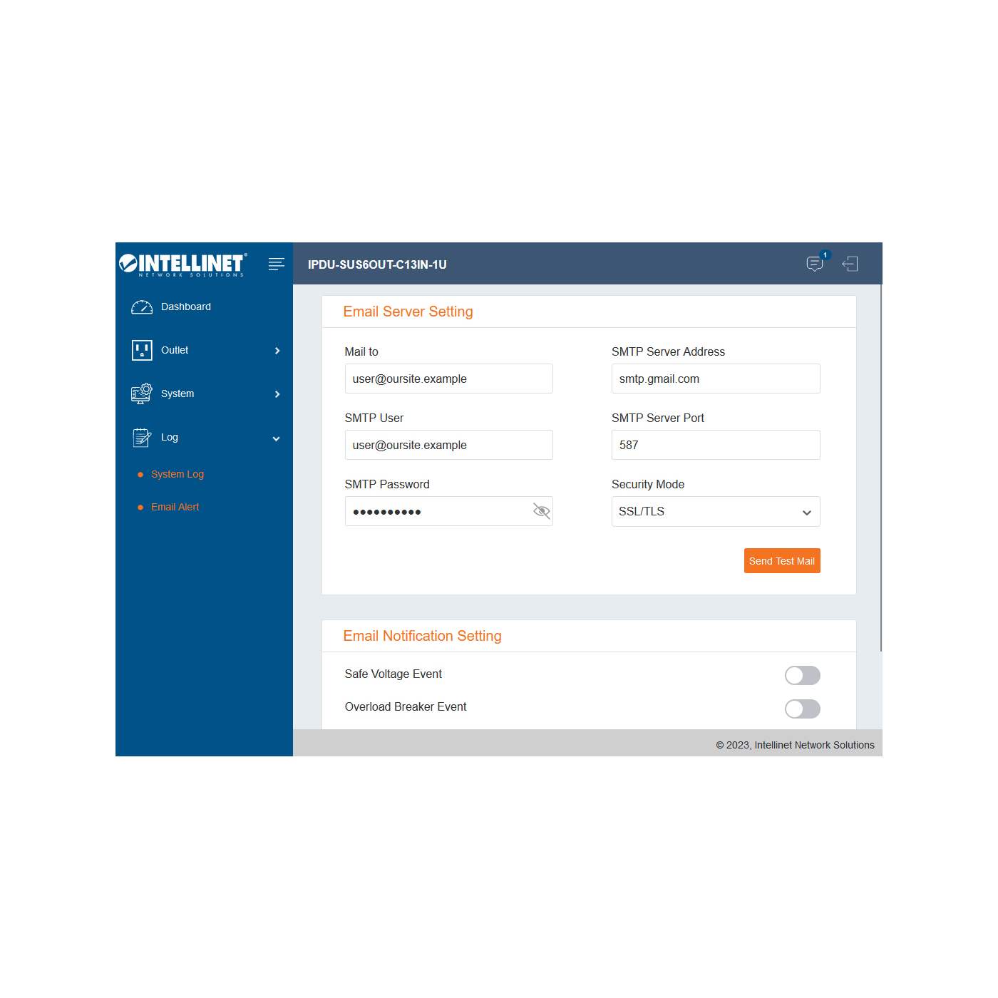 6-Outlet 19" Unidad de distribución de energía gestionada y medida de 6 tomas y 19» para montaje en bastidor Image 10