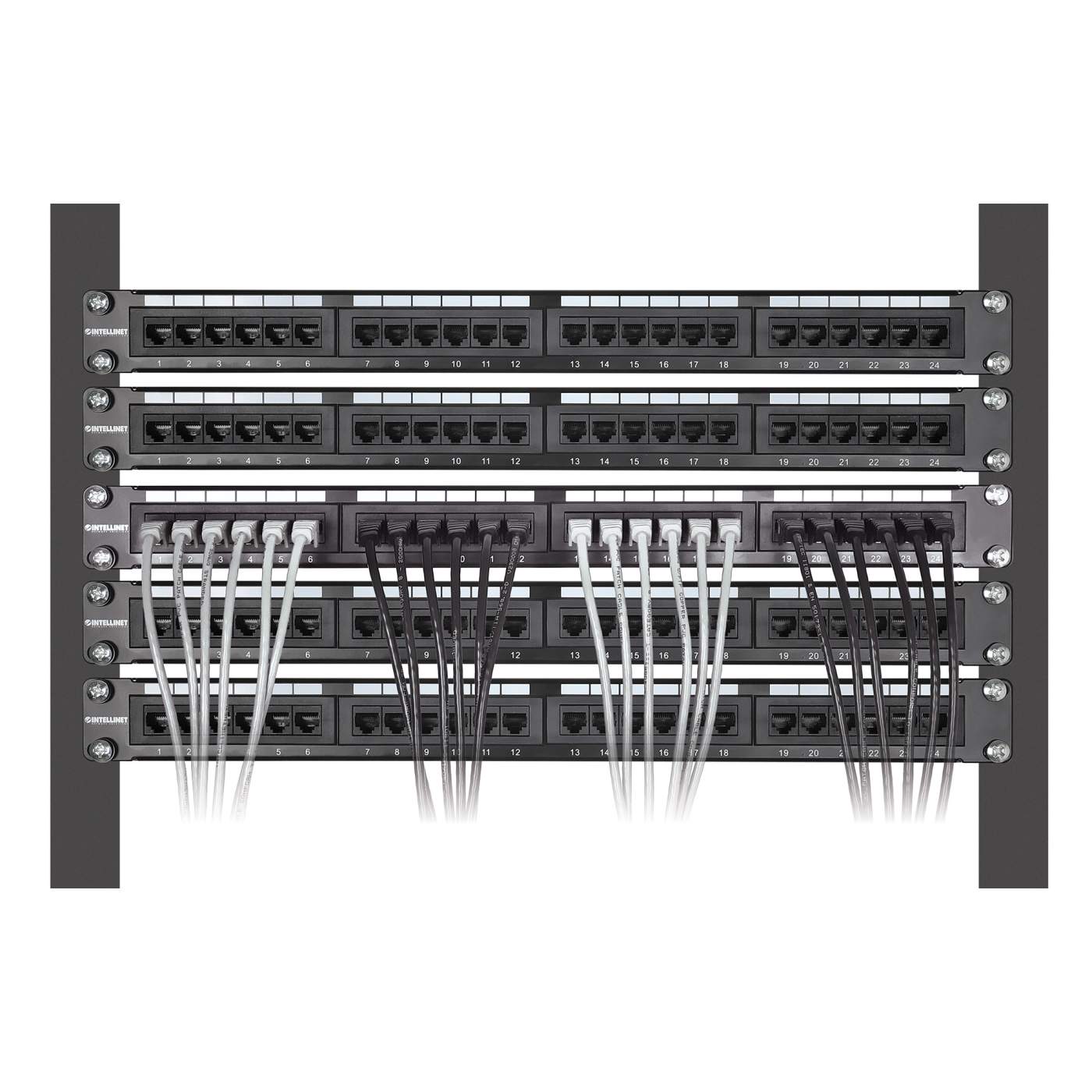 Paquete de 10 cables patch slim Cat6, 1.5 m, U/UTP, Blanco Image 6