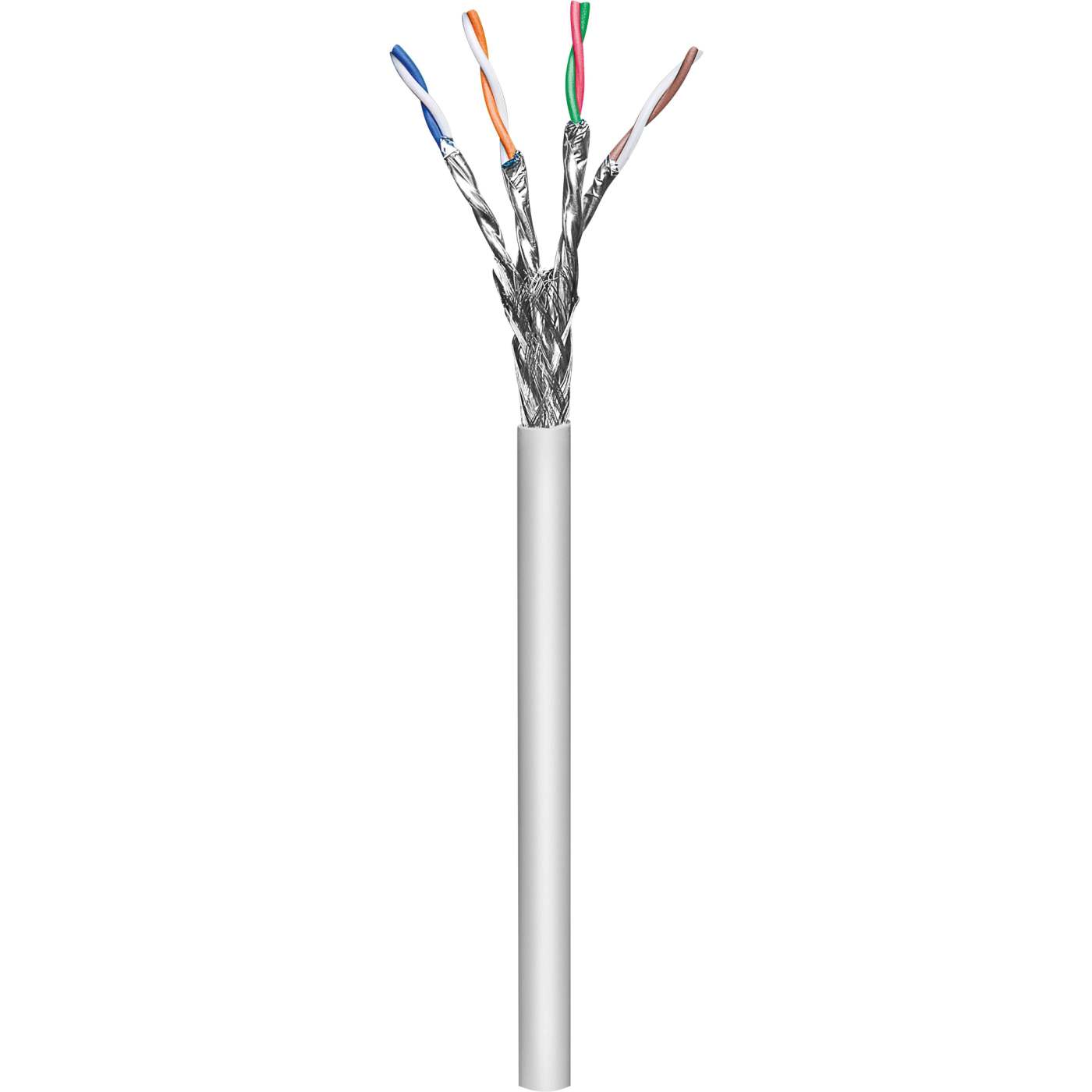 Bobina de Cable S/FTP Cat6a, Sólida, 100% cobre, CM Image 1