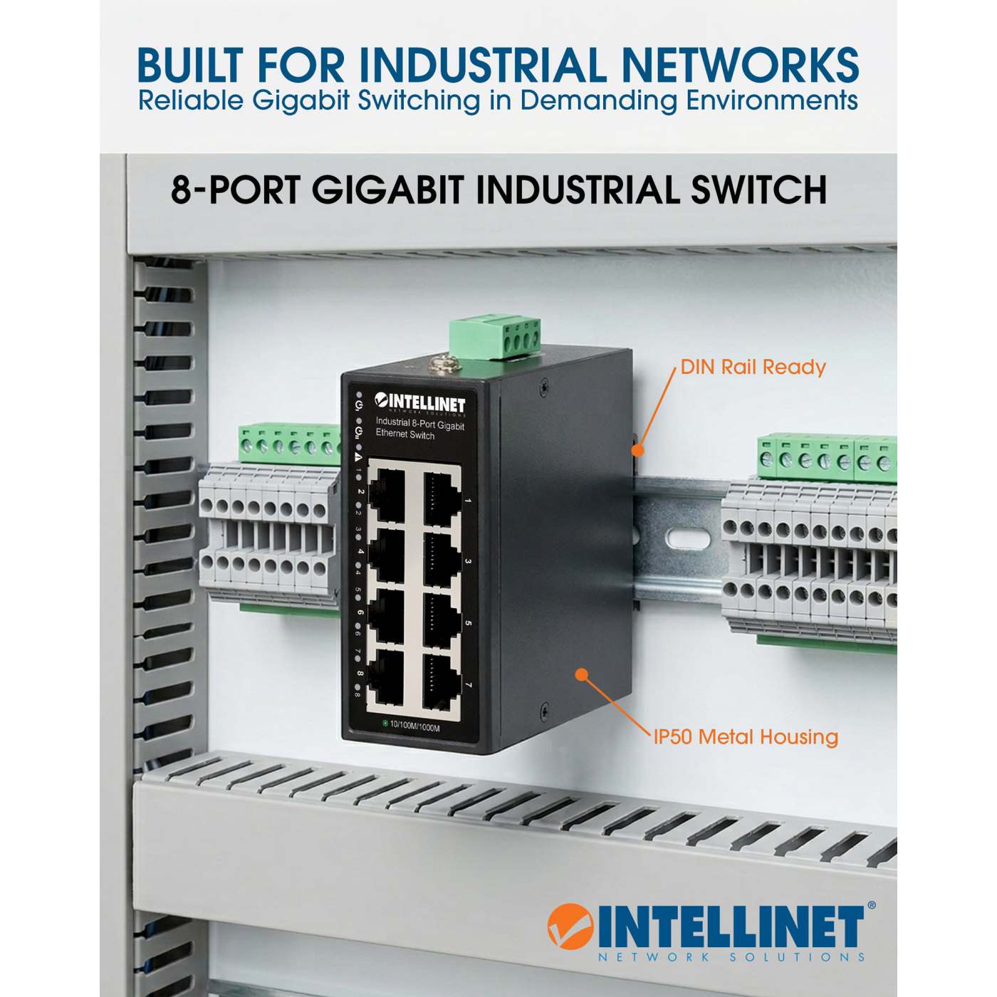 Switch Industrial de Ethernet con 8 puertos Gigabit Image 11