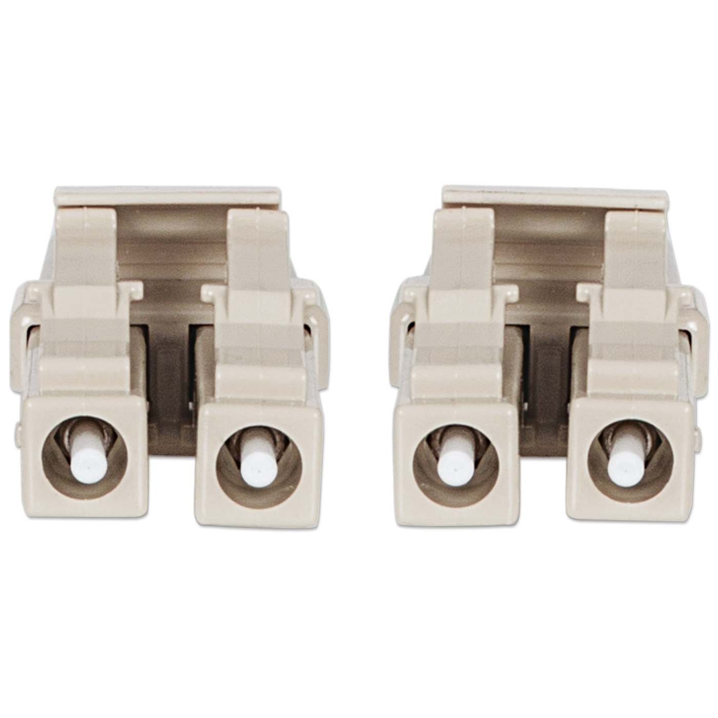 Cable de fibra óptica de 0.5 m LC a LC UPC, 2.0 mm, dúplex, OFNR, OM4 multimodo, Aqua Image 4