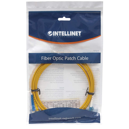 Cable de fibra óptica de 51m LC a SC UPC, 3.0 mm, dúplex, LSZH, monomodo OS2, amarillo Packaging Image 2