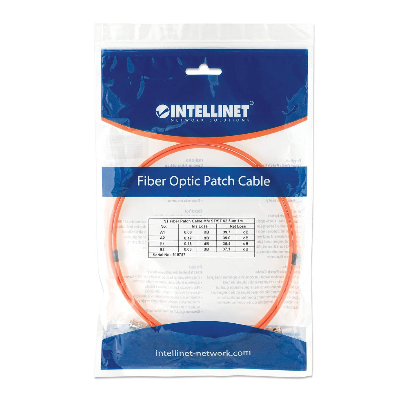 Patch Cord de Fibra Optica, Dúplex, Multimodo Packaging Image 2
