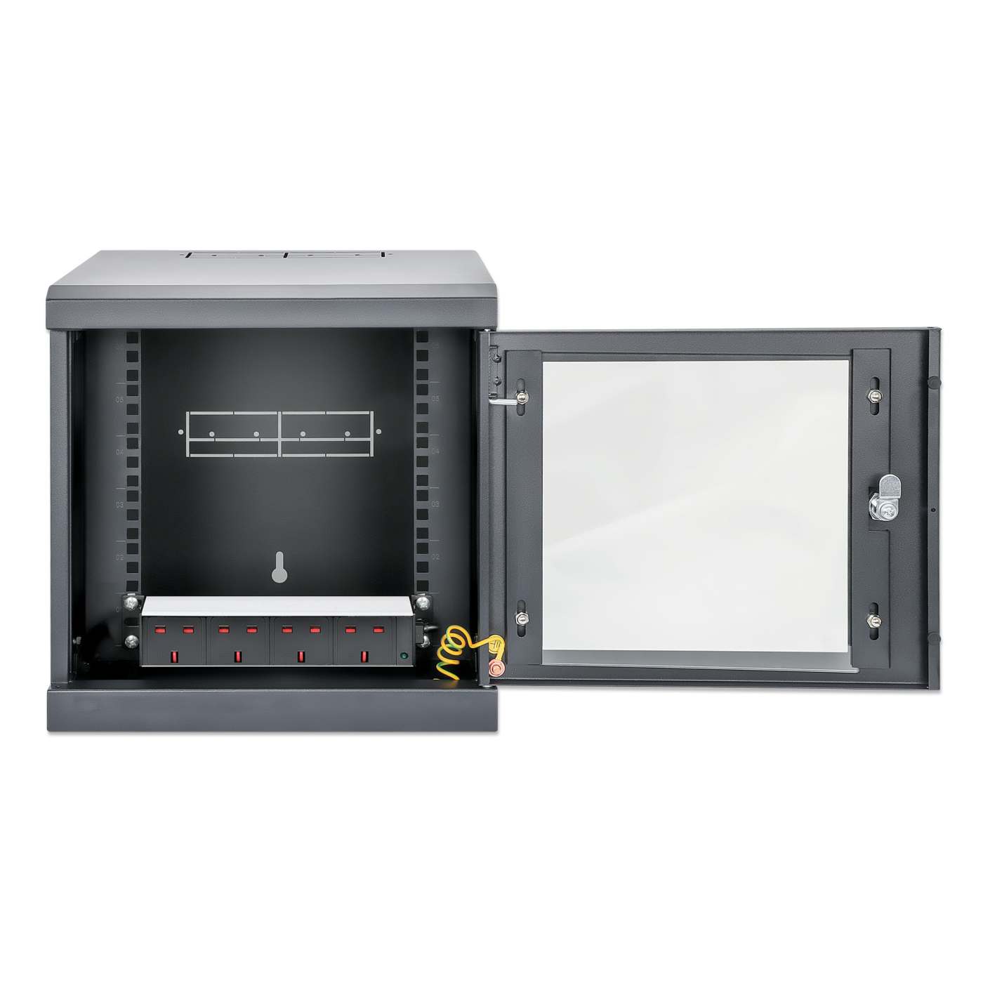 Unidad de distribución de energía (PDU) de 4 salidas para montaje en rack 1U de 10". Image 6