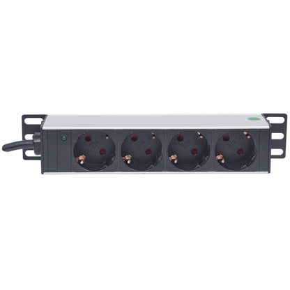Barra multicontactos de 4 salidas para montaje en 1 U de rack de 10" - Enchufes Tipo Alemán Image 4