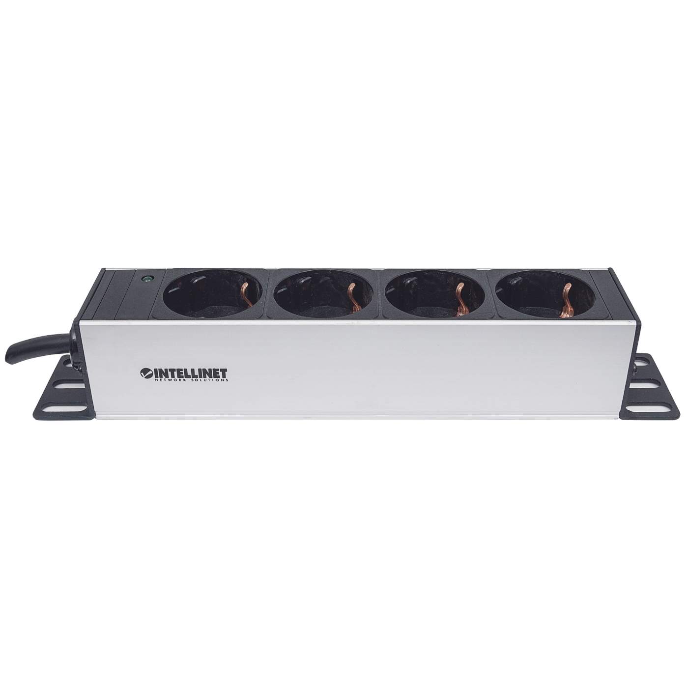 Barra multicontactos de 4 salidas para montaje en 1 U de rack de 10" - Enchufes Tipo Alemán Image 5