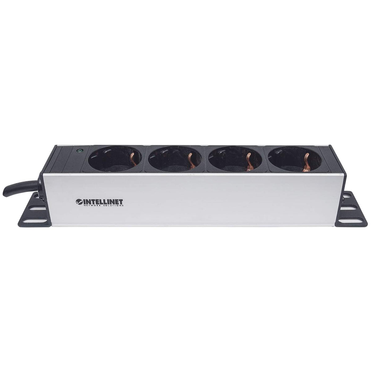 Barra multicontactos de 4 salidas para montaje en 1 U de rack de 10" - Enchufes Tipo Alemán Image 5
