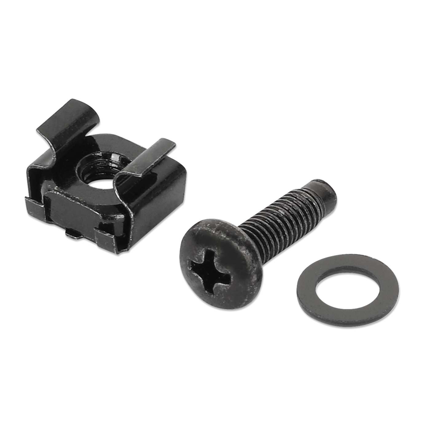 Bote con 50 juegos de tornillería enjaulada 10-32 Image 1