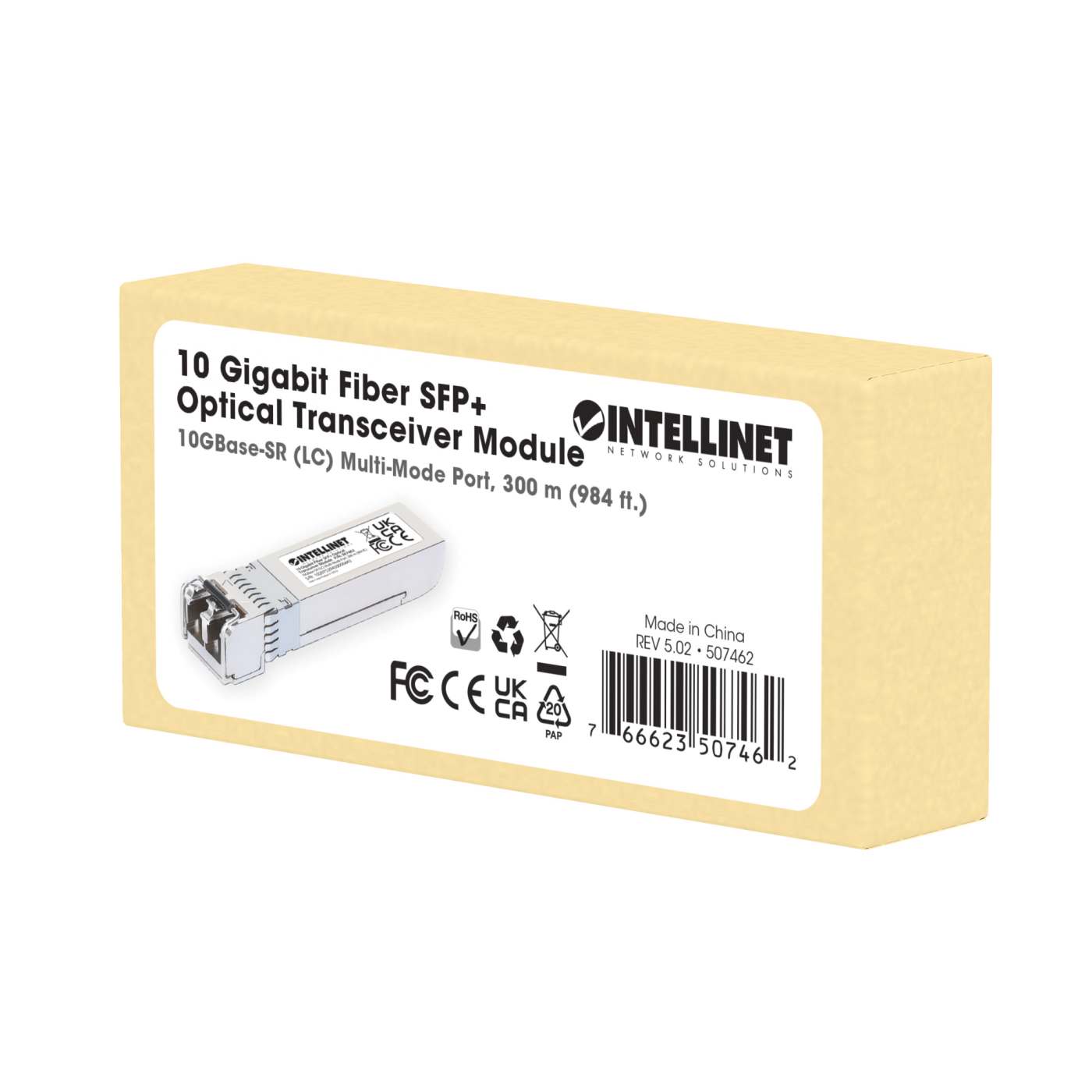 Módulo Transceptor SFP+ 10 Gigabit de Fibra Óptica Packaging Image 2