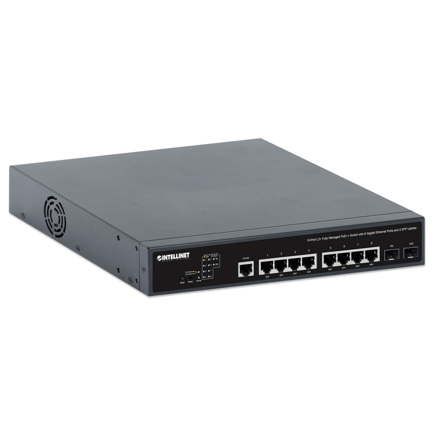 Switch Administrable L2+ con 8 puertos PoE++ Gigabit y 2 enlaces ascendentes SFP Image 3