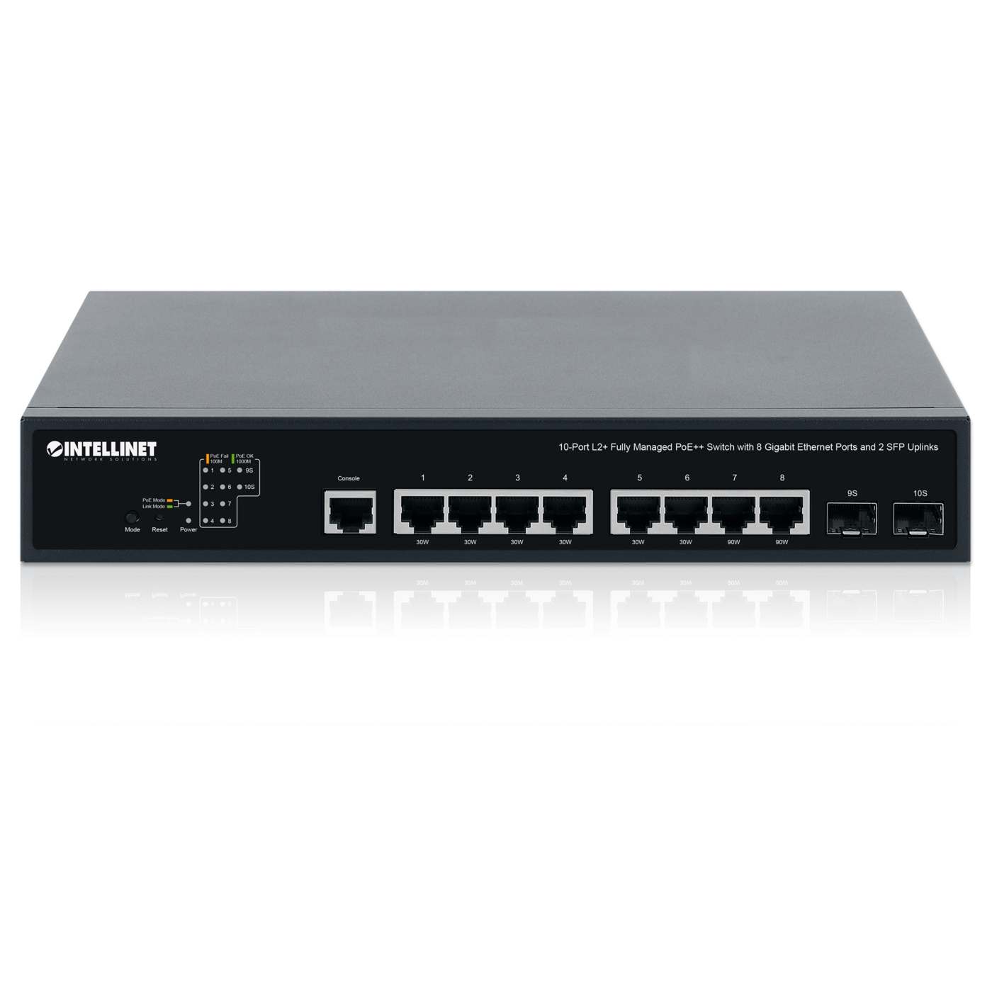 Switch Administrable L2+ con 8 puertos PoE++ Gigabit y 2 enlaces ascendentes SFP Image 6