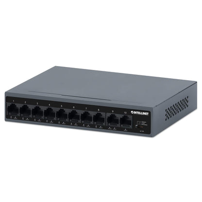 Switch PoE+ con 8 puertos Fast Ethernet y 2 enlaces ascendentes RJ-45 FE Image 1