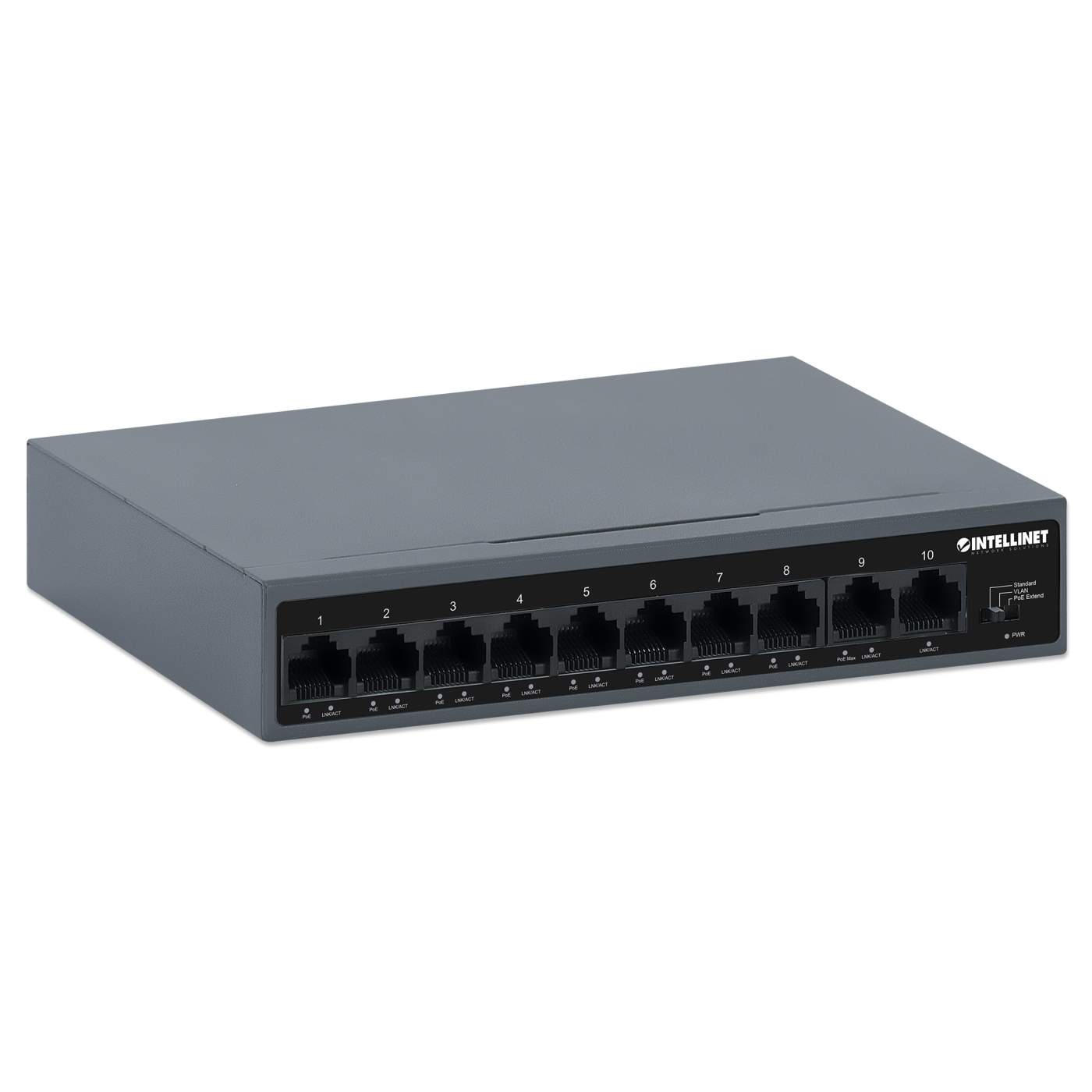 Switch PoE+ con 8 puertos Fast Ethernet y 2 enlaces ascendentes RJ-45 FE Image 3