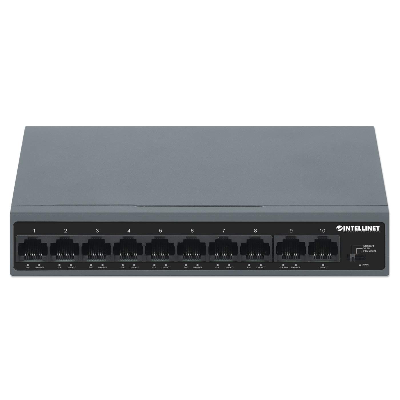 Switch PoE+ con 8 puertos Fast Ethernet y 2 enlaces ascendentes RJ-45 FE Image 4
