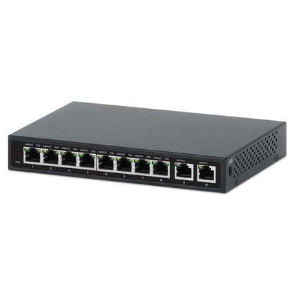 Switch Gigabit con 8 puertos PoE+ y 2 puertos RJ45 de enlace ascendente Image 1