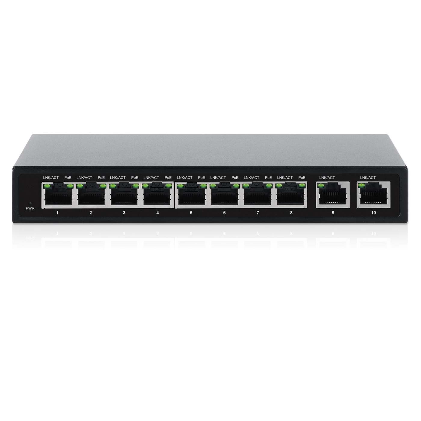 Switch Gigabit con 8 puertos PoE+ y 2 puertos RJ45 de enlace ascendente Image 6