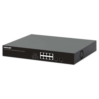Switch PoE++ con 8 puertos Gigabit Ethernet y 2 enlaces ascendentes SFP Image 1