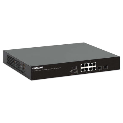 Switch PoE++ con 8 puertos Gigabit Ethernet y 2 enlaces ascendentes SFP Image 2
