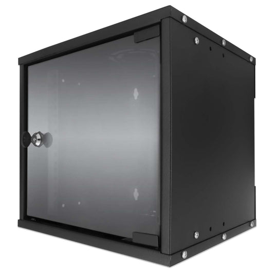 Armario de pared de 10", 6U, 300 mm (11,8 pulgadas) de profundidad, negro Image 1