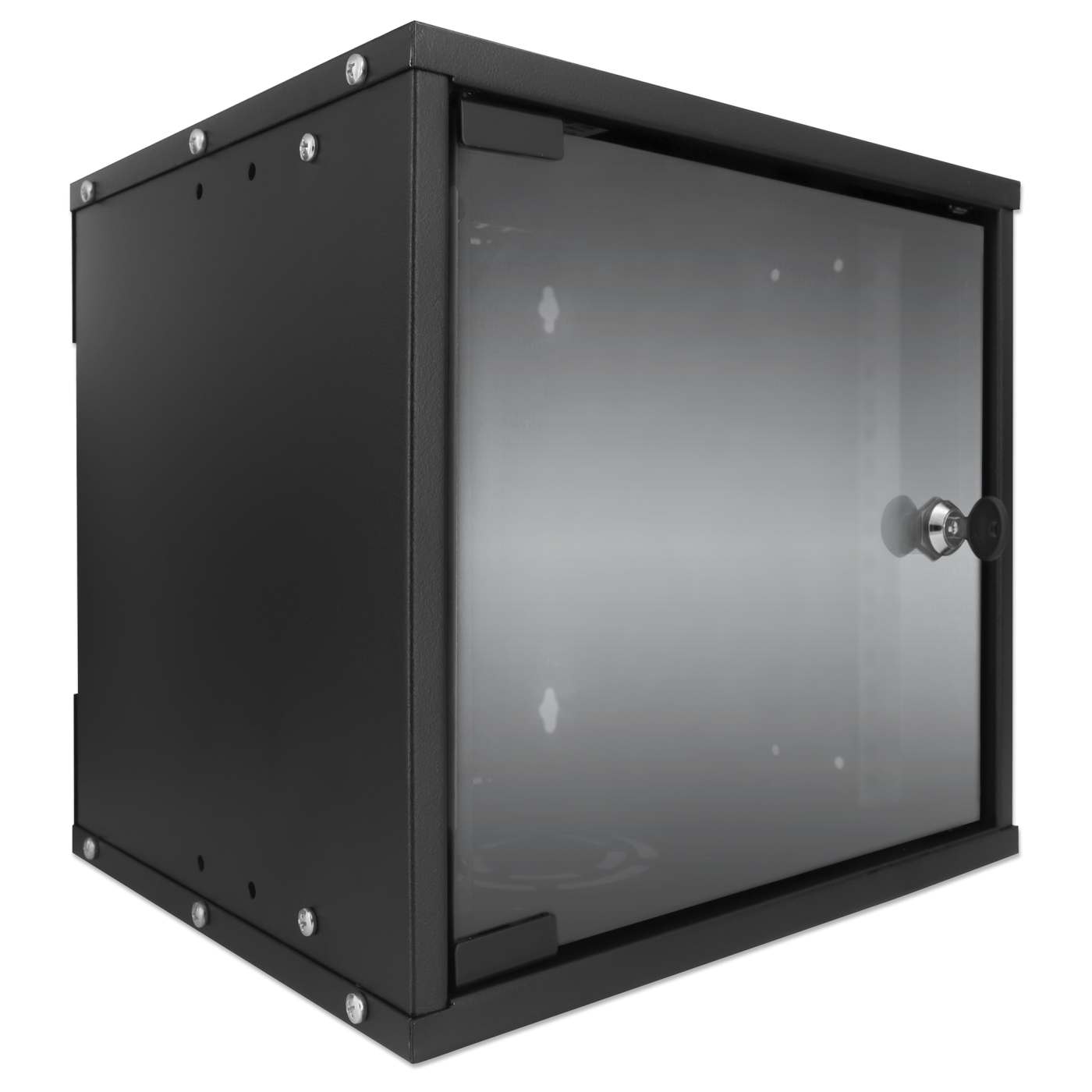 Armario de pared de 10", 6U, 300 mm (11,8 pulgadas) de profundidad, negro Image 2