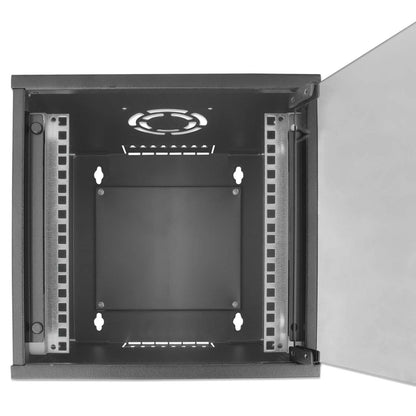 Armario de pared de 10", 6U, 300 mm (11,8 pulgadas) de profundidad, negro Image 9
