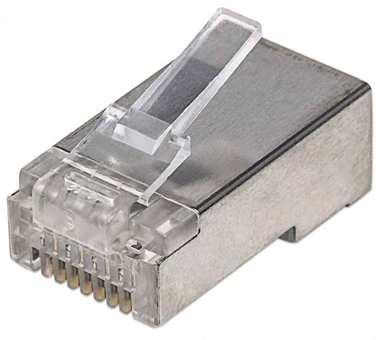 Plugs Modulares RJ45 Cat5e, Pack con 100 piezas, línea Pro Image 1
