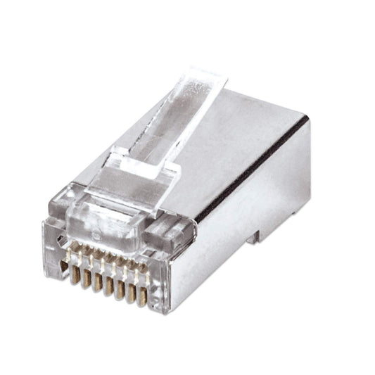 Bote de 100 Plugs STP RJ45 Cat5e FastCrimp Image 1