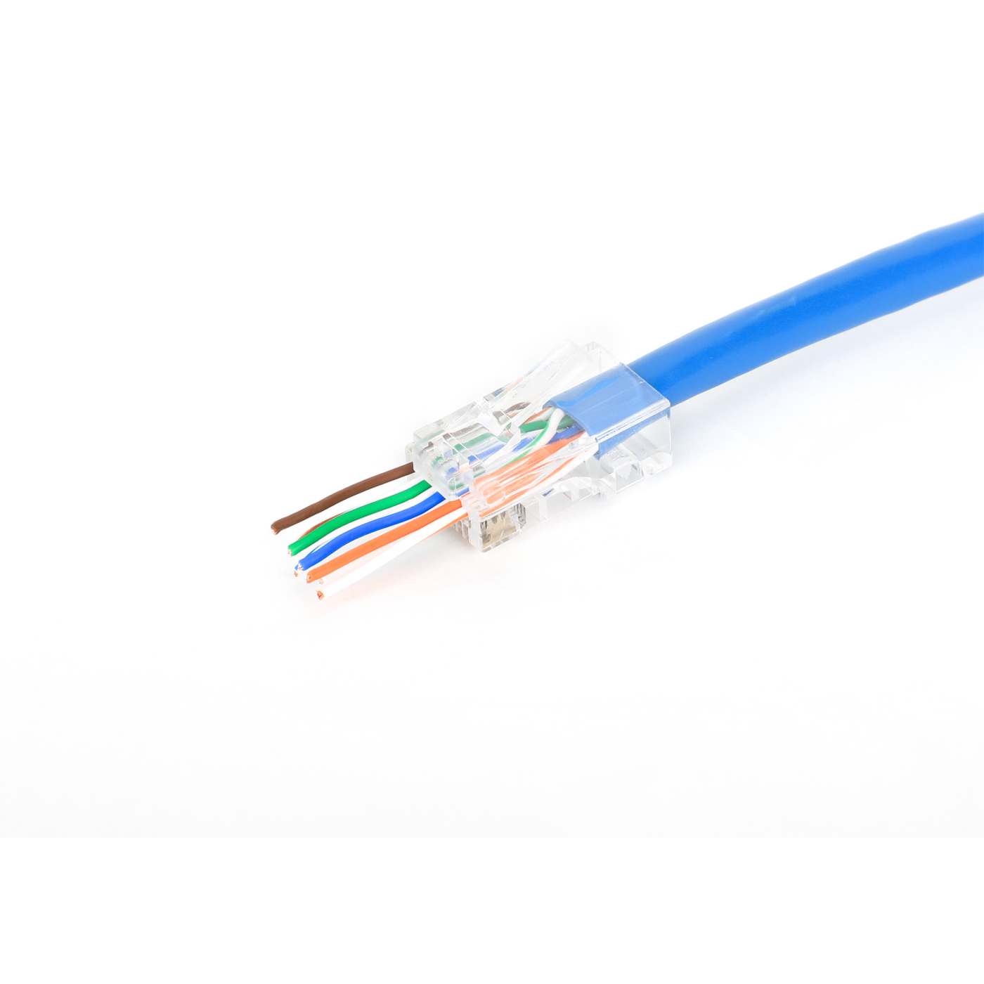 Paquete de 100 conectores Plug FastCrimp Cat6a 10G RJ45 Image 6