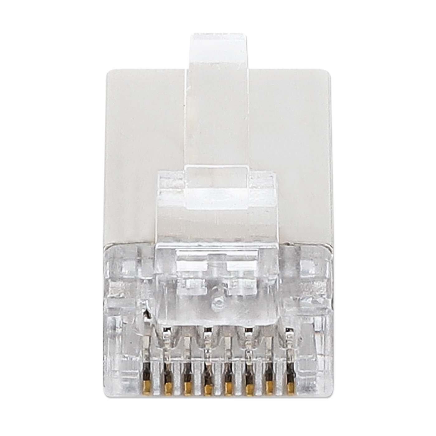 Paquete de 100 conectores Plug RJ45 FastCrimp Cat6a 10G apantallados Image 3