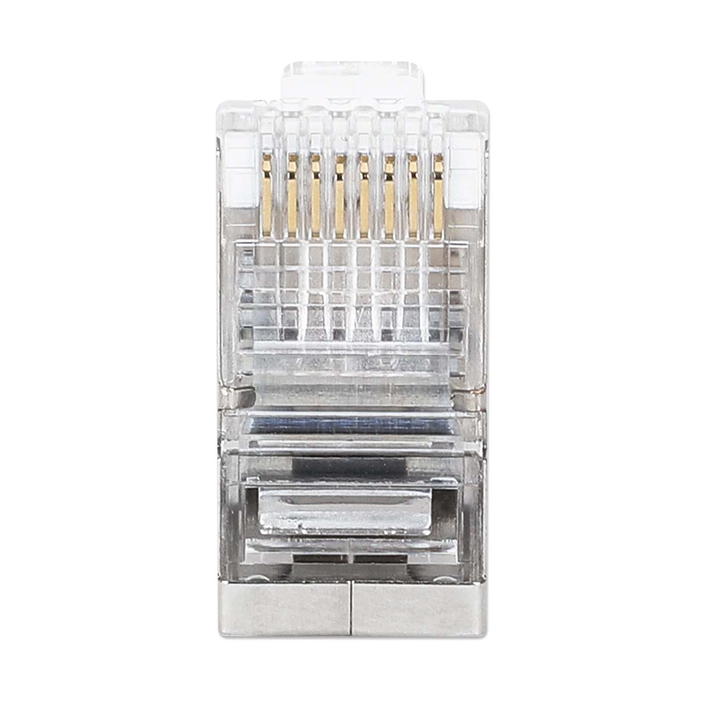 Paquete de 100 conectores Plug RJ45 FastCrimp Cat6a 10G apantallados Image 5