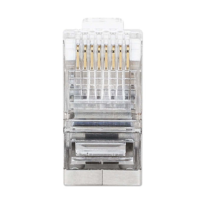 Paquete de 100 conectores Plug RJ45 FastCrimp Cat6a 10G apantallados Image 5