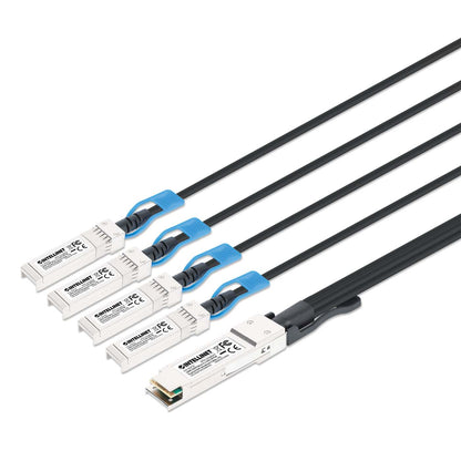 Cable de conexión DAC pasivo de 100 G QSFP28 a 4 x 25 G SFP28, 1m (3 ft) Image 1