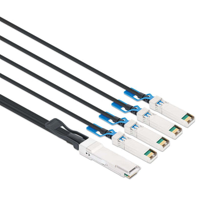 Cable de conexión DAC pasivo de 100 G QSFP28 a 4 x 25 G SFP28, 2 m, (7 ft) Image 2