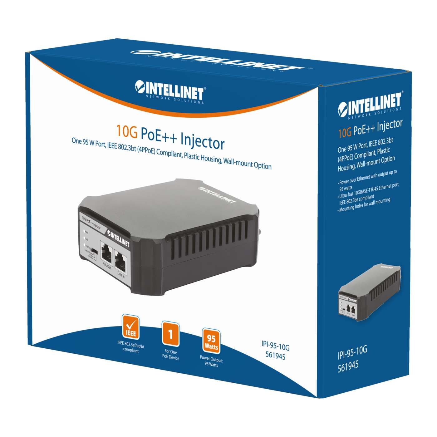 Inyector PoE++ de 10 Gb Packaging Image 2