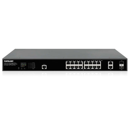 Switch PoE++ de 18 puertos L2+ totalmente gestionado con 16 puertos Gigabit Ethernet y 2 puertos combo Base-T/SFP Image 5