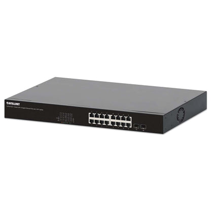 Switch PoE++ de 18 puertos con 16 puertos Gigabit Ethernet y 2 enlaces ascendentes SFP Image 1