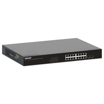 Switch PoE++ de 18 puertos con 16 puertos Gigabit Ethernet y 2 enlaces ascendentes SFP Image 2
