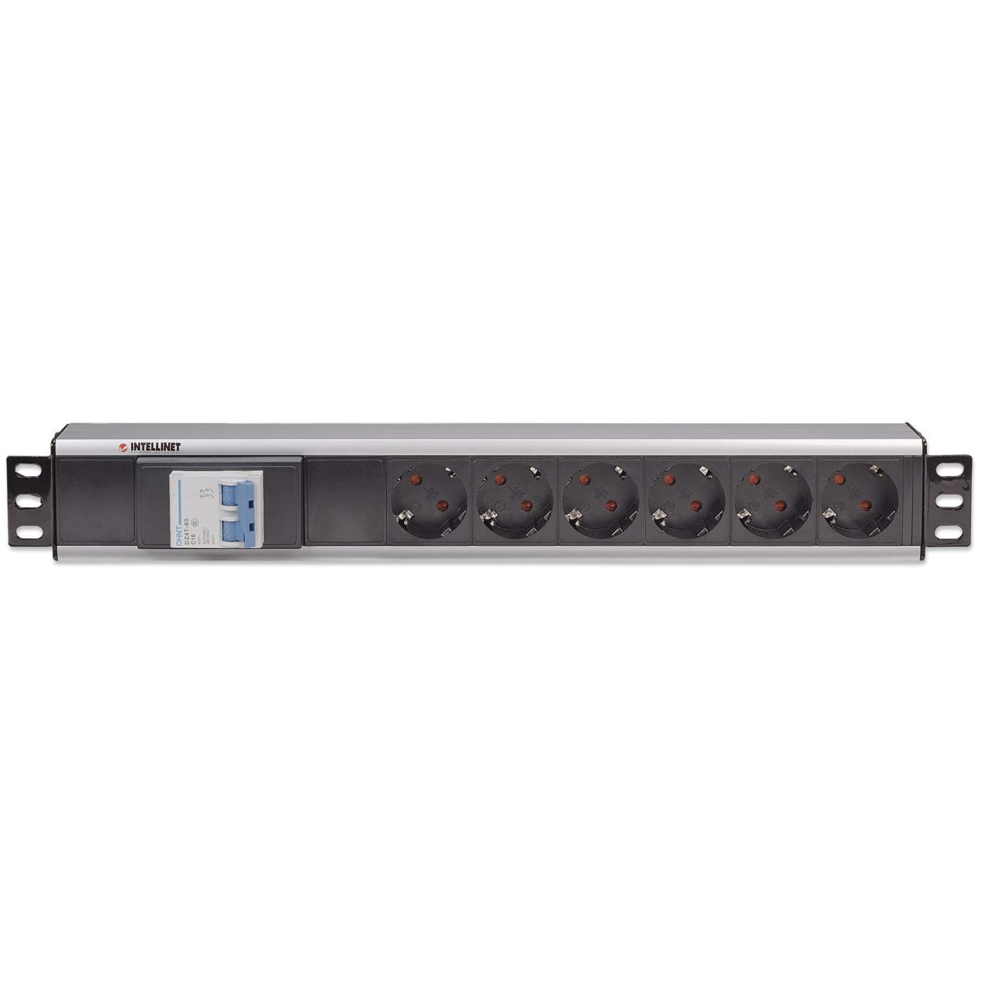 Barra multicontactos de 6 salidas para montaje en 1.5 U de rack de 19" - Enchufes Tipo Alemán  Image 4