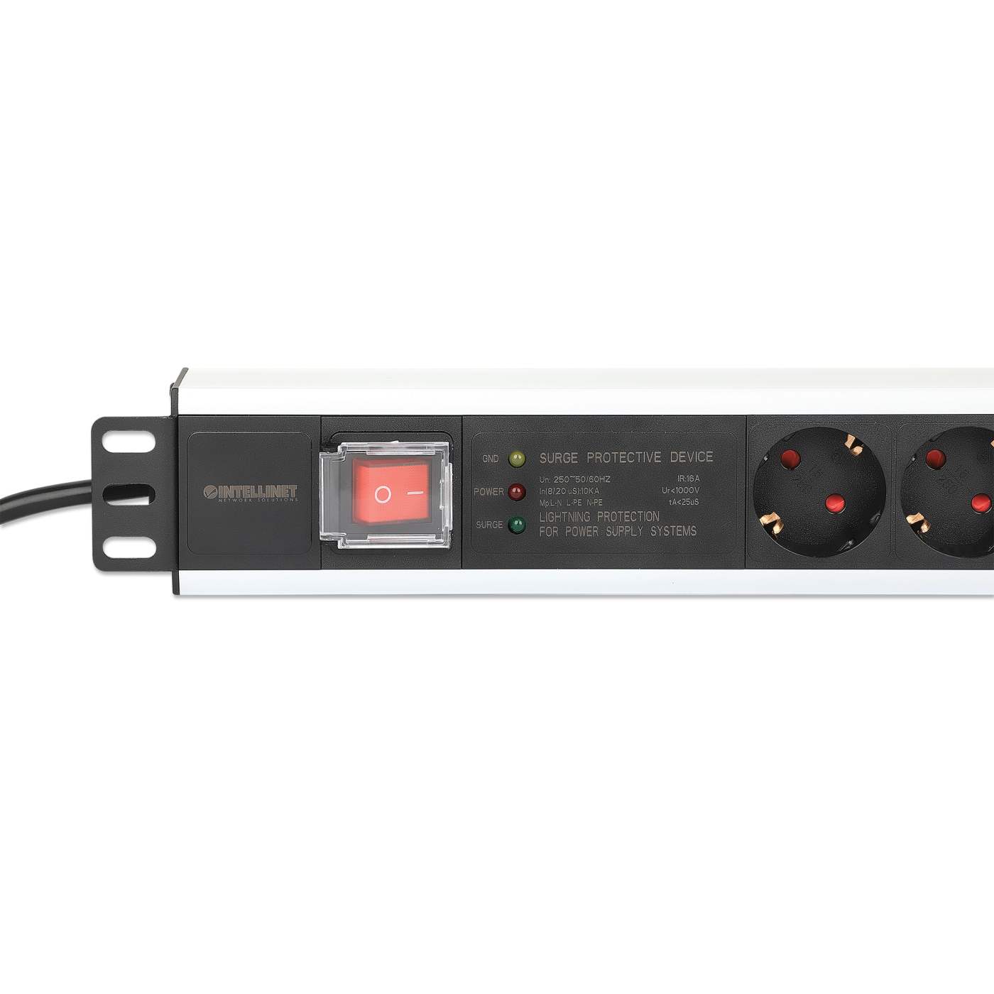 Barra multicontactos de 6 salidas para montaje en 1.5 U de rack de 19" - Enchufes Tipo Alemán  Image 6
