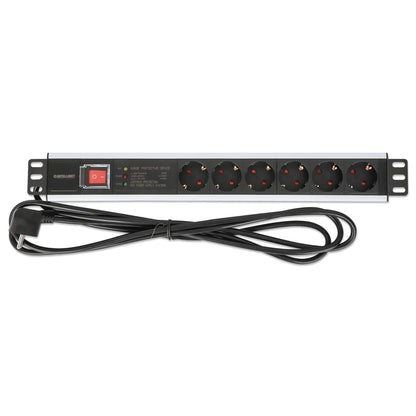 Barra multicontactos de 6 salidas para montaje en 1.5 U de rack de 19" - Enchufes Tipo Alemán  Image 7