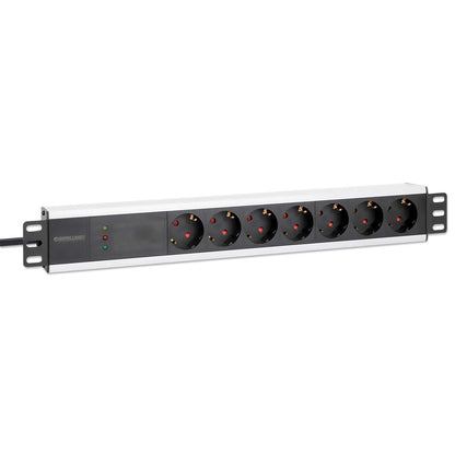Barra multicontactos de 7 salidas para montaje en 1.5 U de rack de 19" - Enchufes Tipo Alemán Image 3