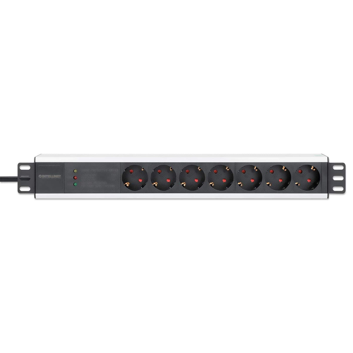 Barra multicontactos de 7 salidas para montaje en 1.5 U de rack de 19" - Enchufes Tipo Alemán Image 4