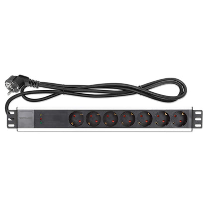 Barra multicontactos de 7 salidas para montaje en 1.5 U de rack de 19" - Enchufes Tipo Alemán Image 6