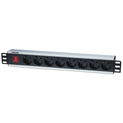 Barra multicontactos de 8 salidas para montaje en 1.5 U de rack de 19" - Enchufes Tipo Alemán  Image 1